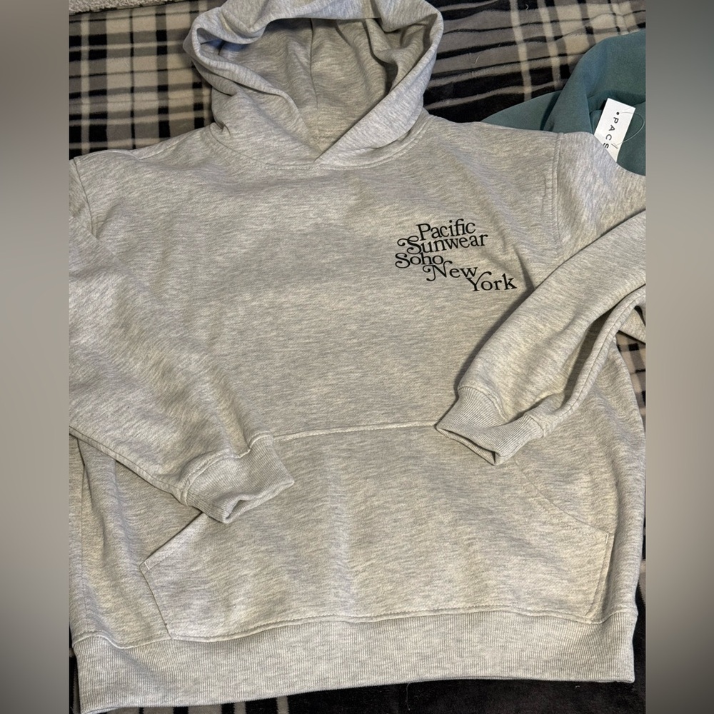 New Pacsun Light Gray Hoodie
